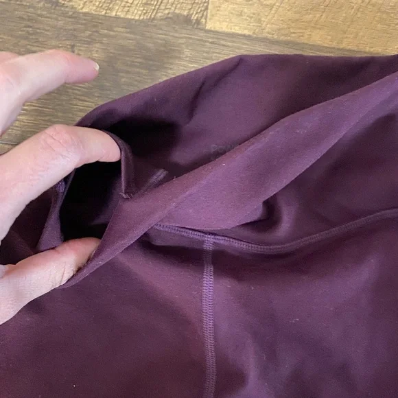 EUC Fabletics Powerhold Deep Purple Leggings and Capri Two Pairs - Picture 8 of 10